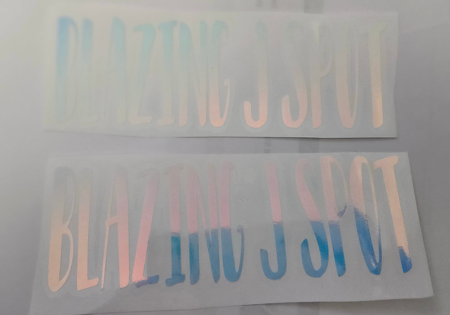 Blazing J Spot Stickers